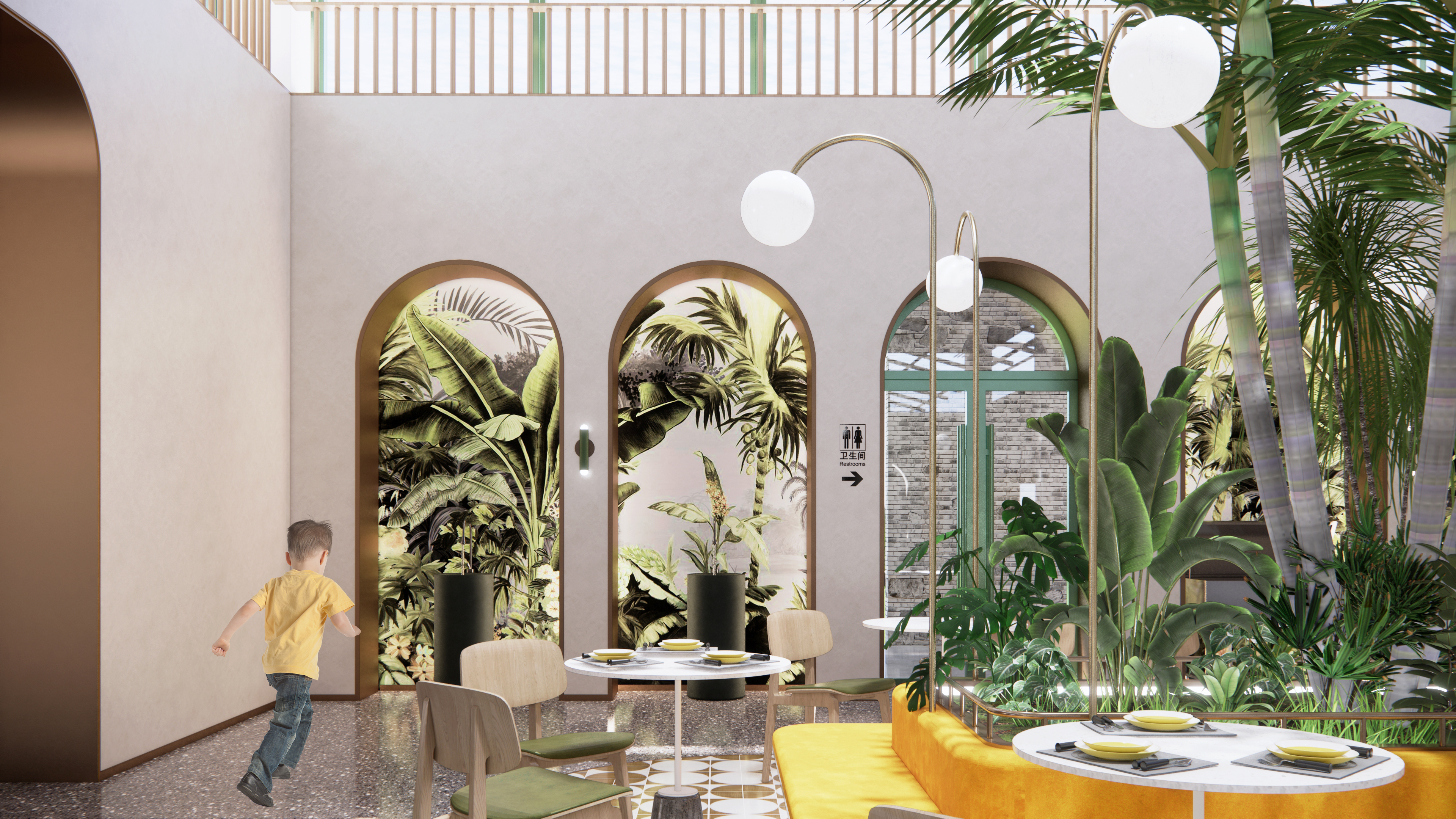 亲子空间%儿童餐厅设计-8