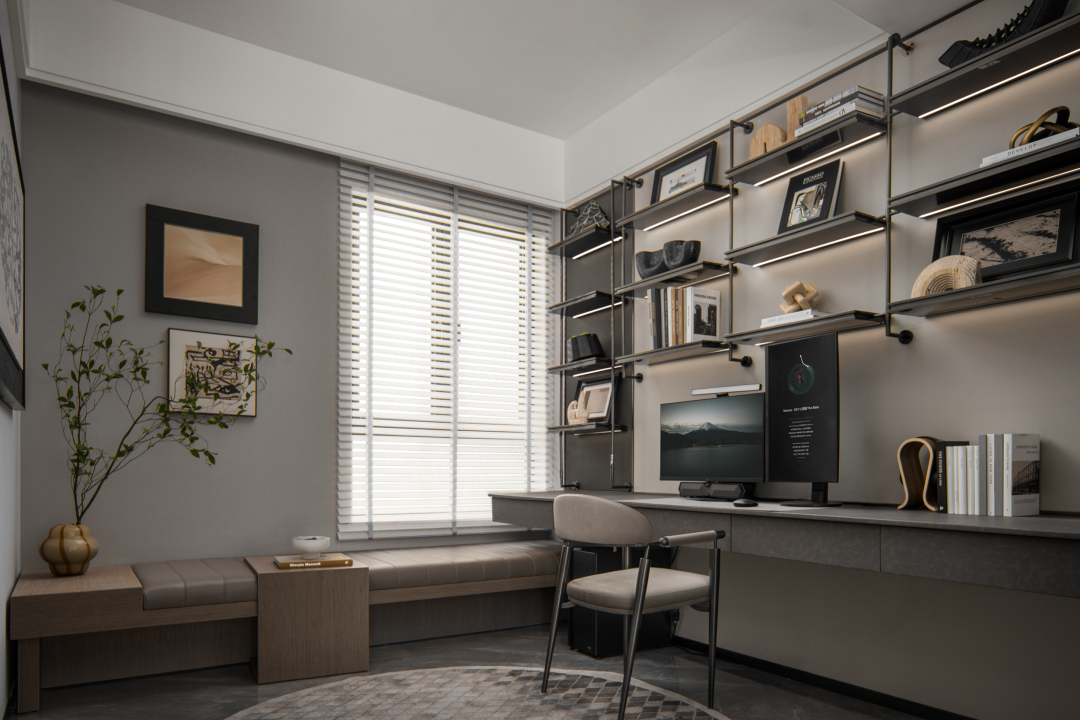 蜀道·宽境 143㎡样板间+架空层丨中国成都丨北京靳朝晖设计有限公司-19