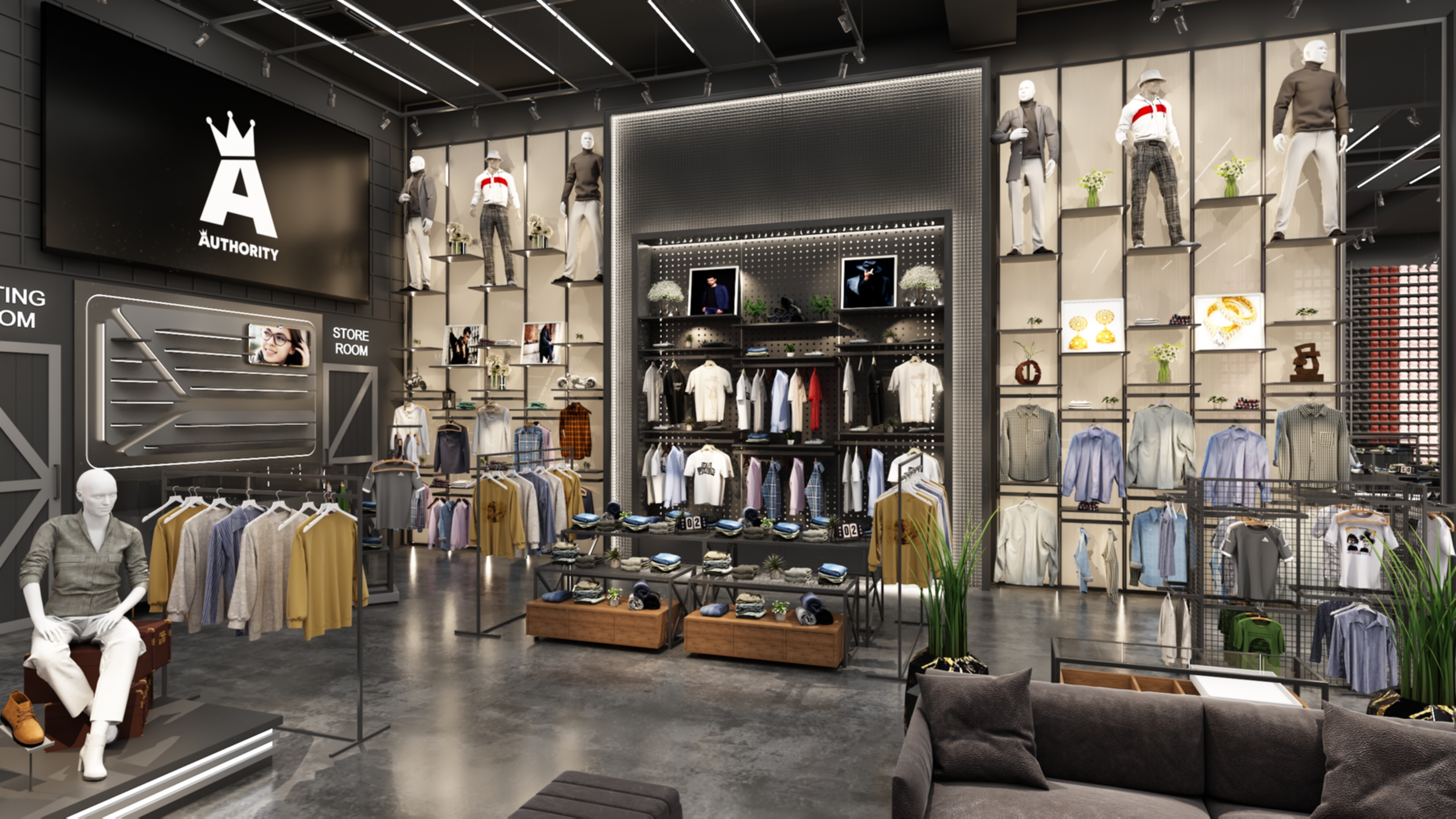 Clothing and Footwear Store Design-4