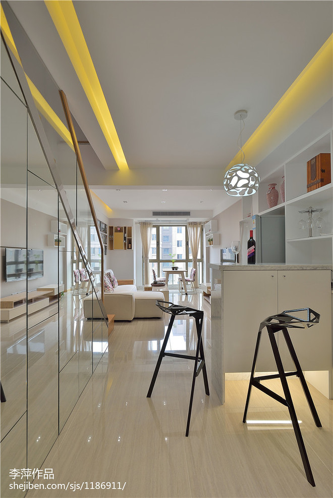 26万元二居100平米装修案例  简约而不简单  中电颐和家园-12