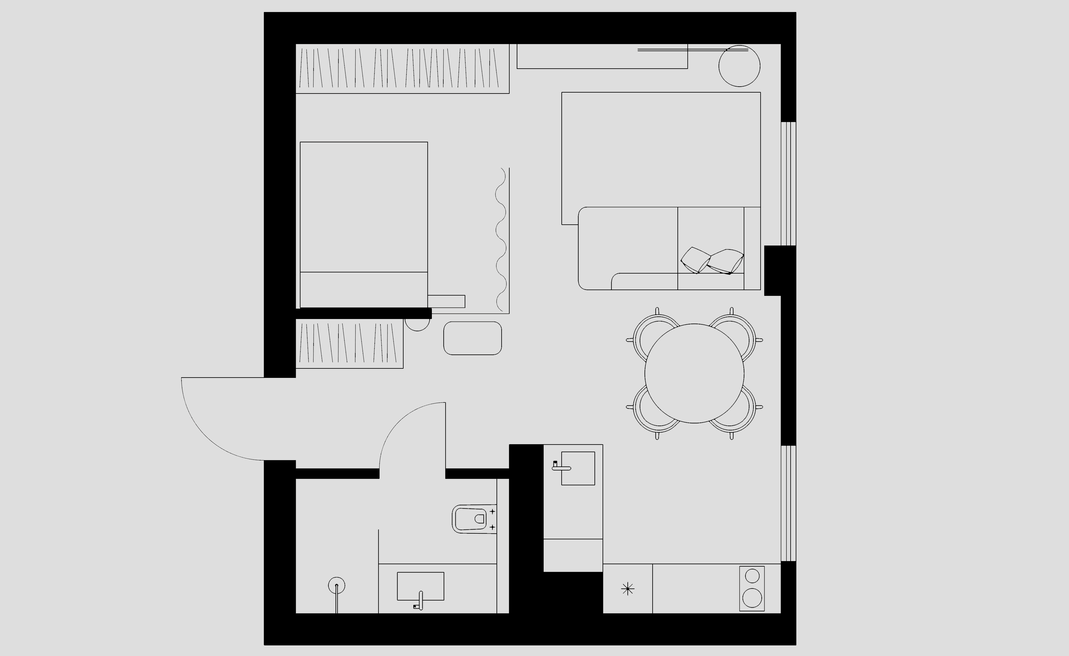 MK Studio Apartment | 40 m²-15