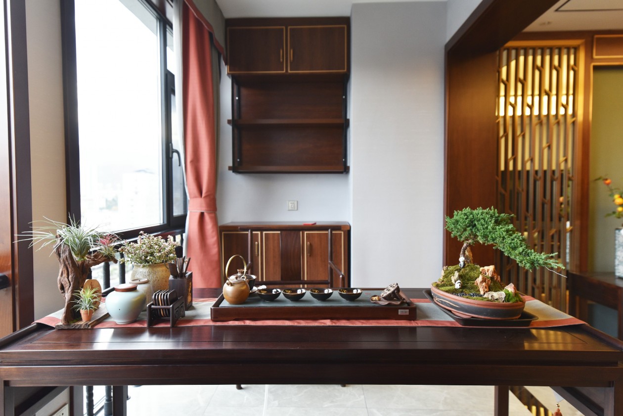 栾川新中式美式混搭家居设计-11