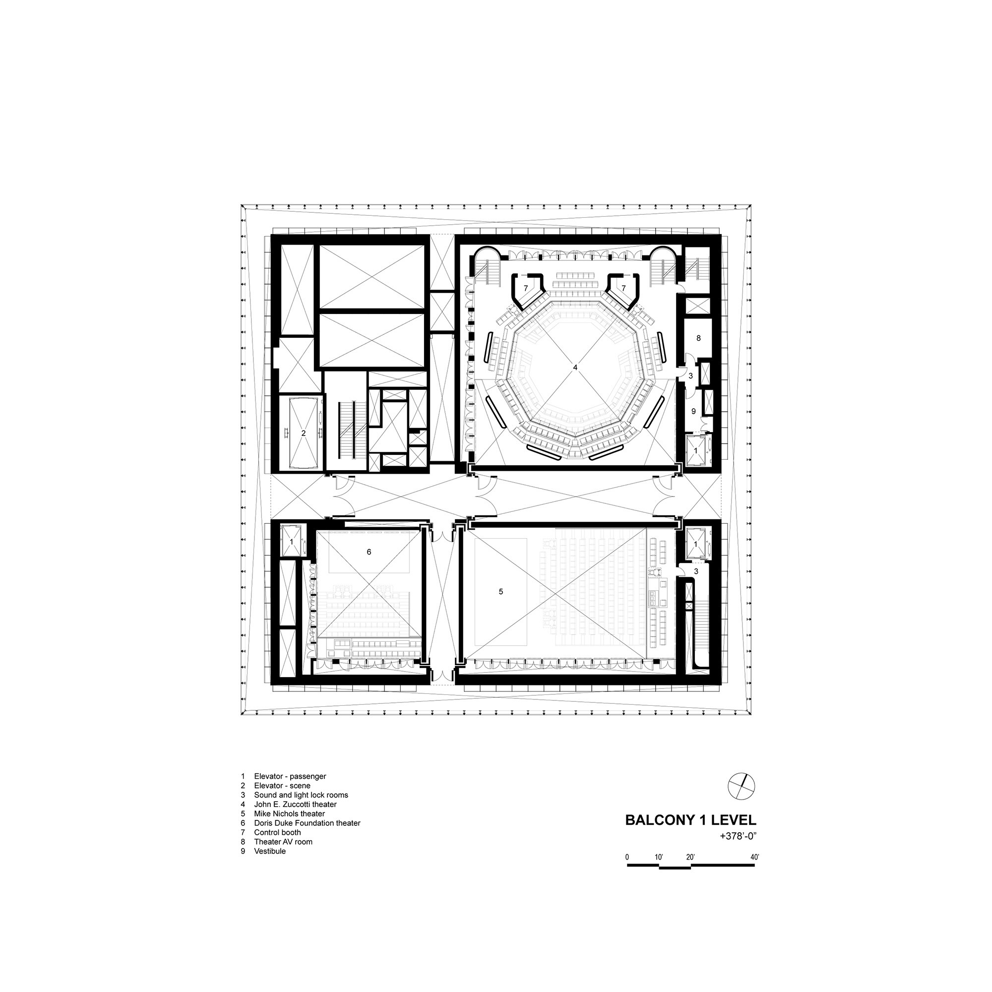 佩雷尔曼表演艺术中心丨美国纽约丨REX ARCHITECTURE-59