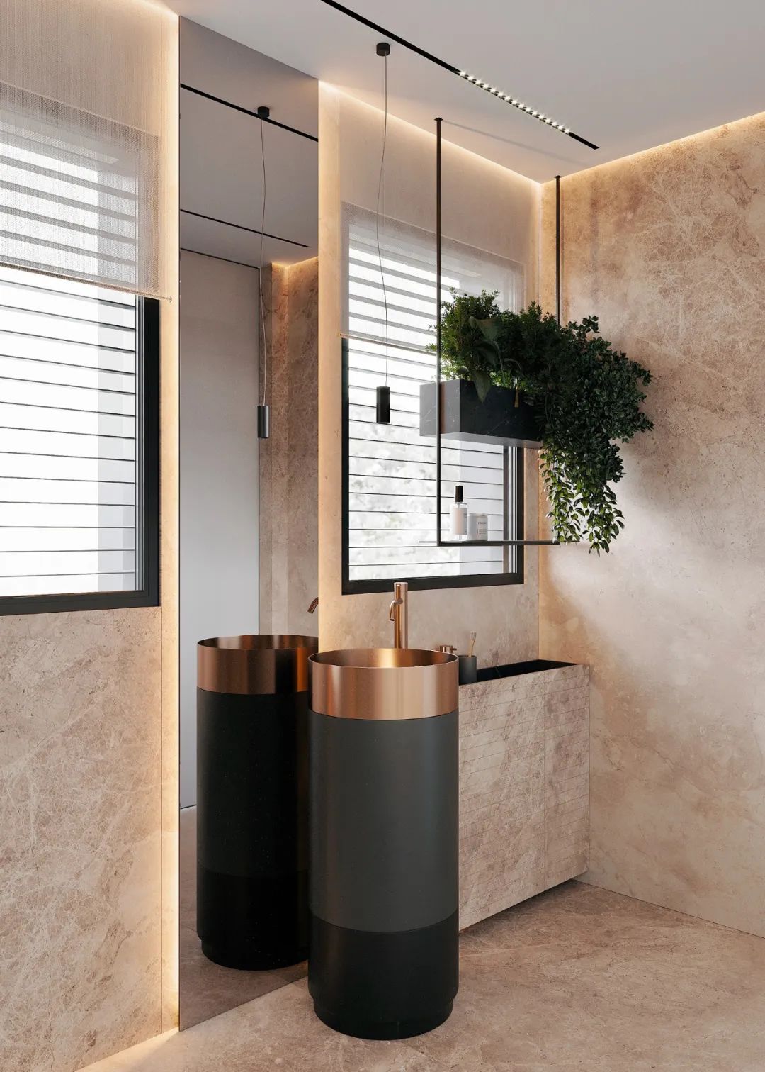 巴塞罗那现代轻法式住宅丨西班牙巴塞罗那丨Alex Tolkachev-48