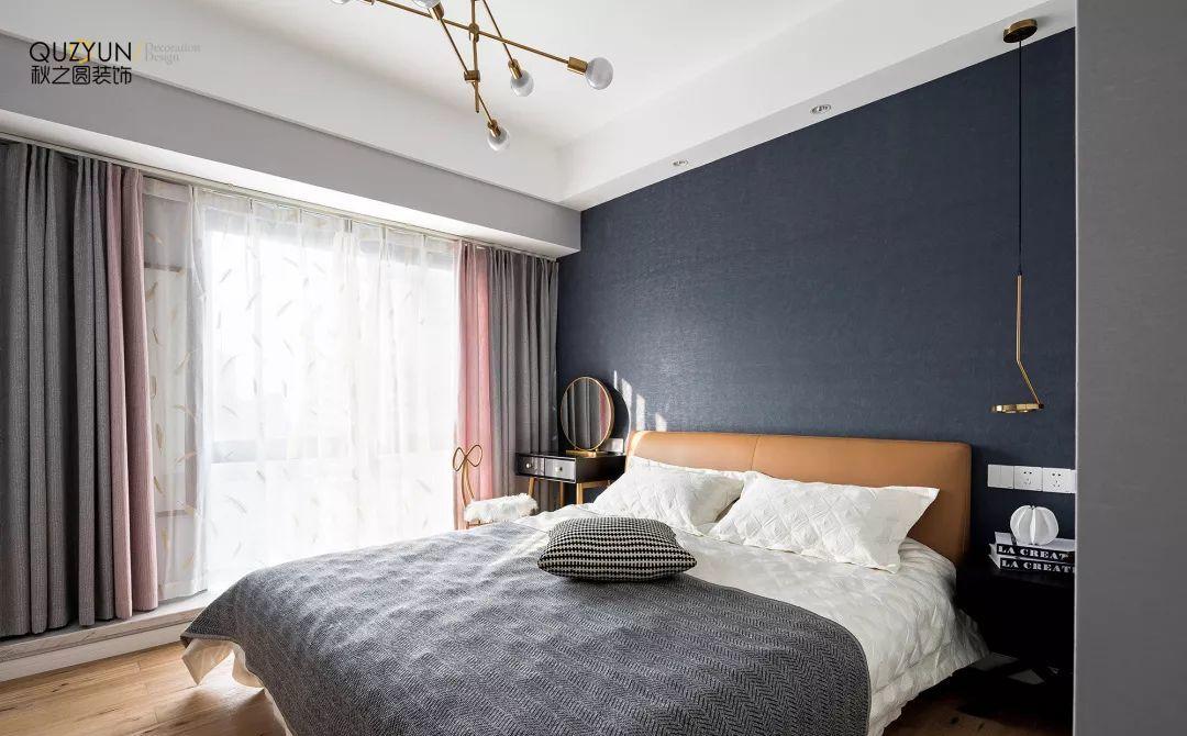 公园大厦 88 平现代简约设计,原木地板与无吊顶展现自然美感-19