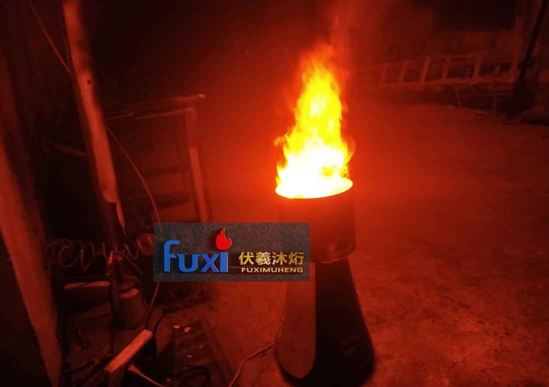 VR 全景舞台表演，3D 电子伏羲壁炉模拟火焰灯成焦点-6