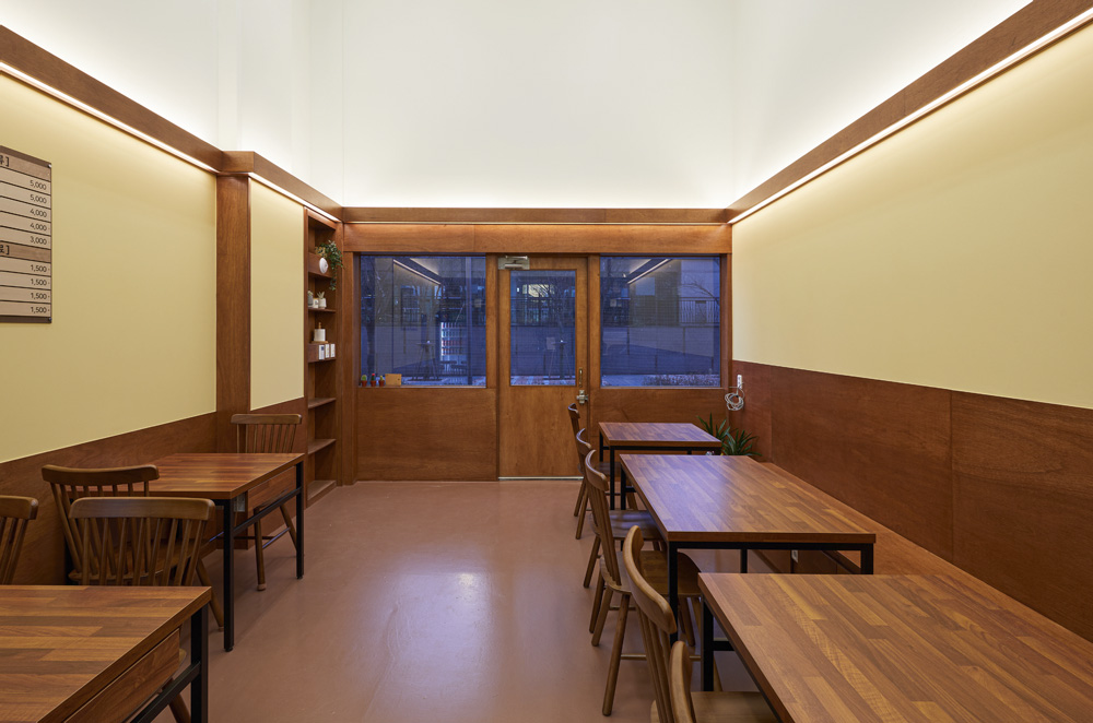 23 平米韩式美食店，极简风格打造温馨空间-5