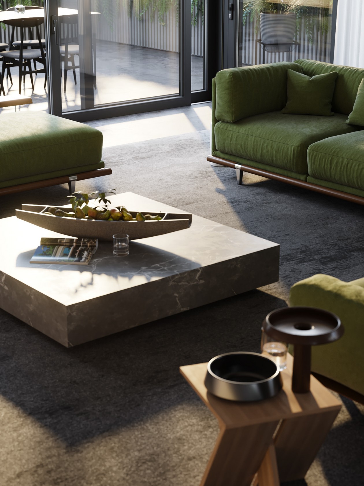 现代风遇上绿色系，精简的效果展示！-5