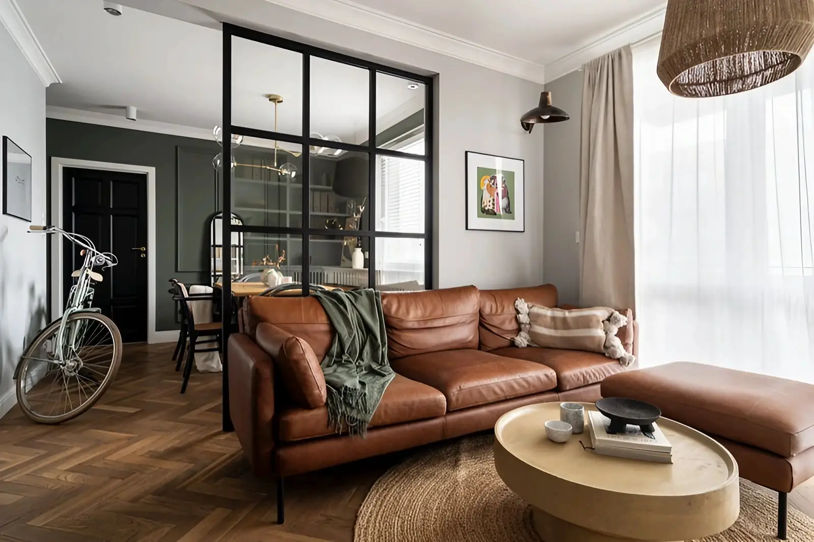 波兰夫妇的绿色 loft 梦想之家-1