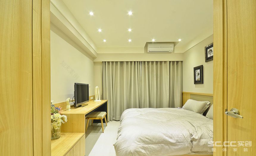 【上海实创装饰】合生御廷95平二居无印良品日系小品 木质馨香-19