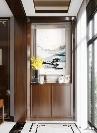 峰尚装饰杨云达案例 | 山水沉香新中式，鸿坤理想澜湾 130㎡-27