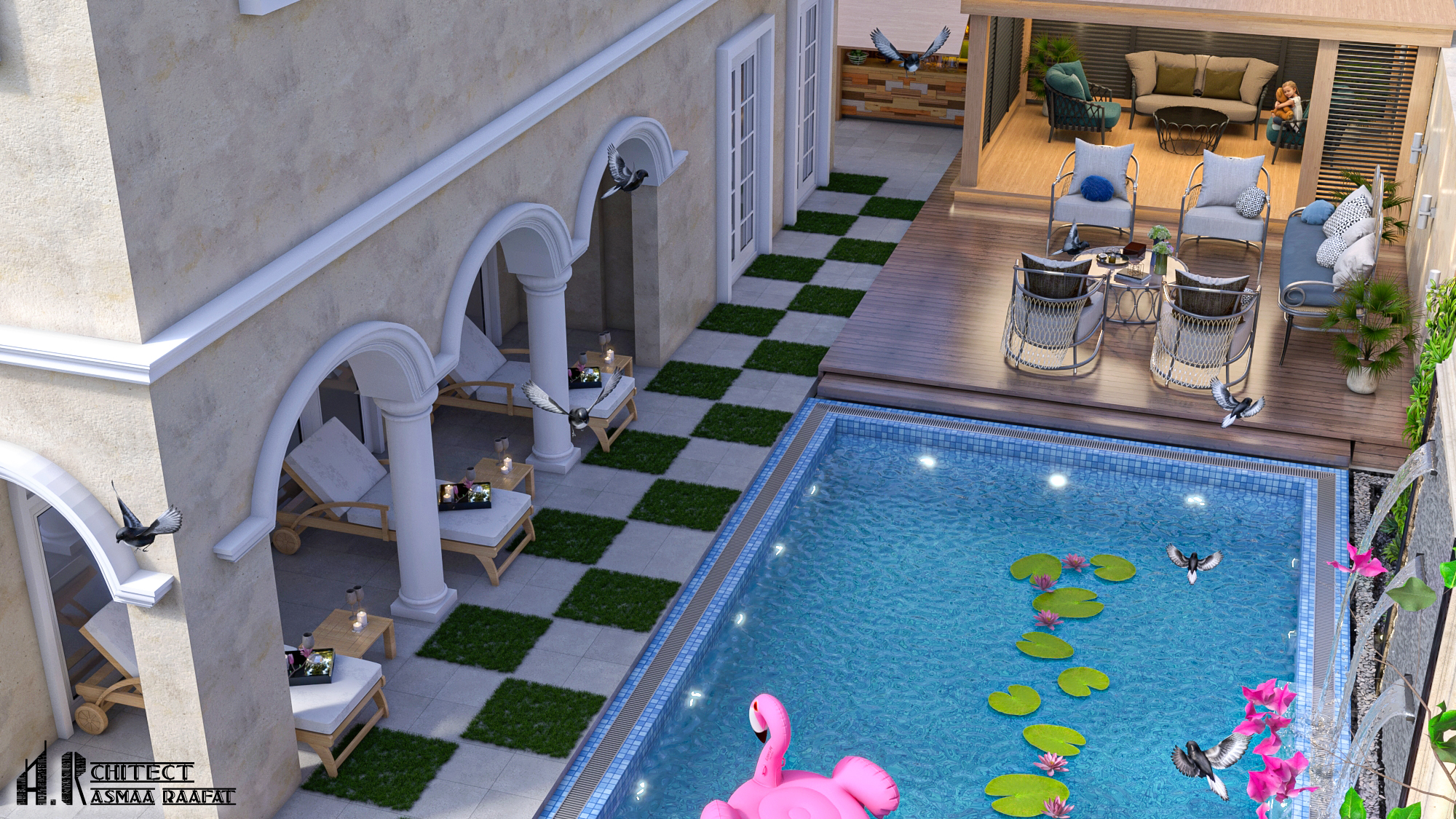 VILLA LANDSCAPE AT HYDE PARK, NEW CAIRO-5