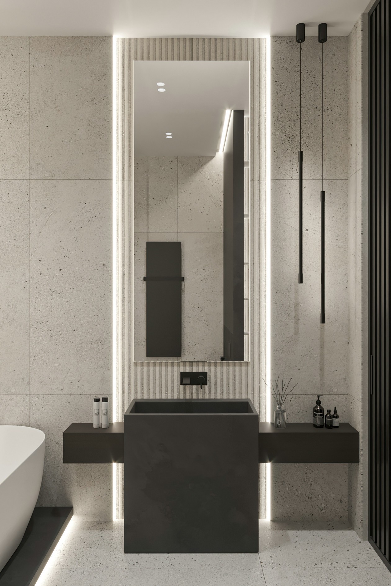 高级灰色系公寓设计-14