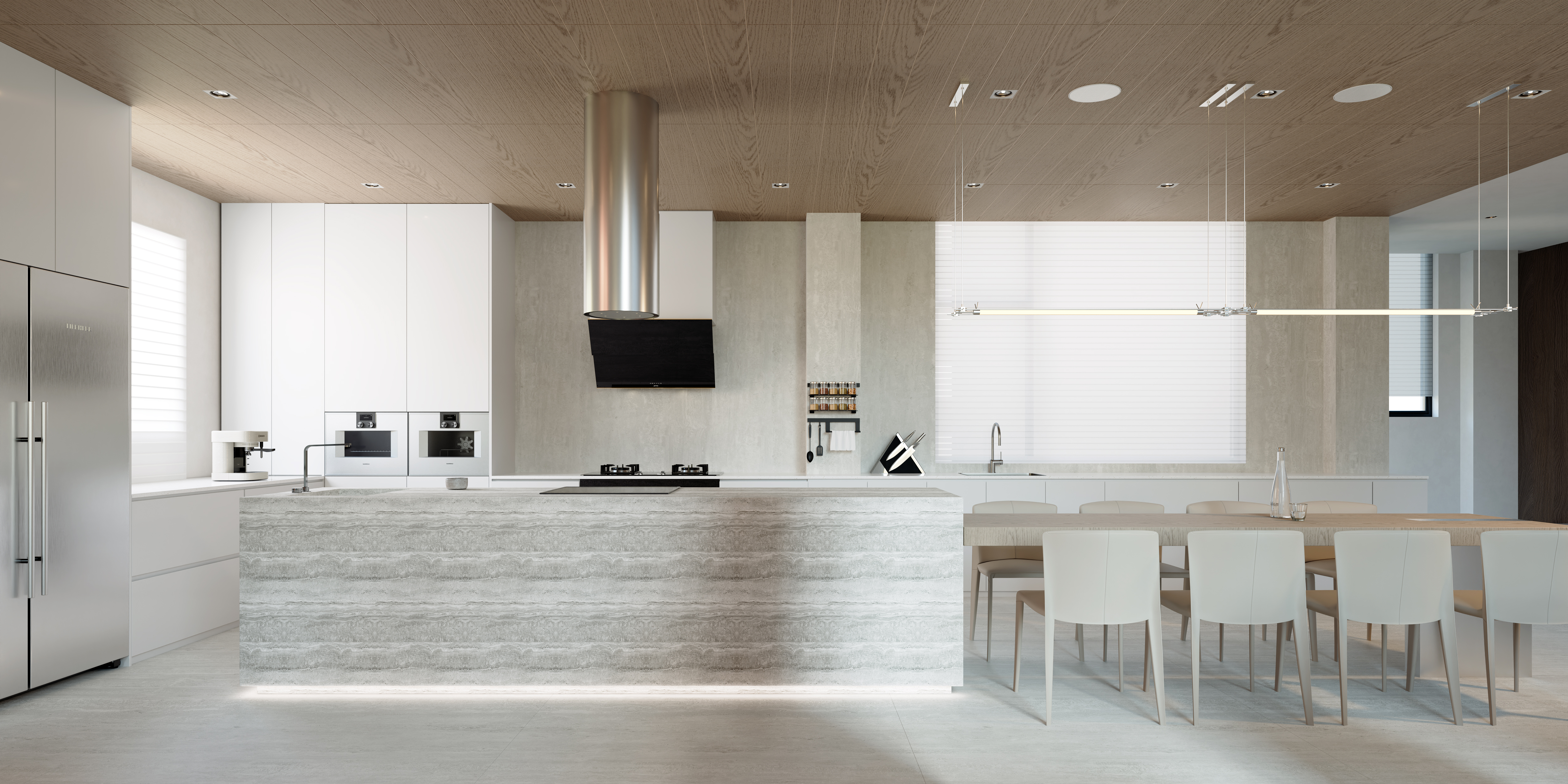 400平现代别墅 效果表现-3