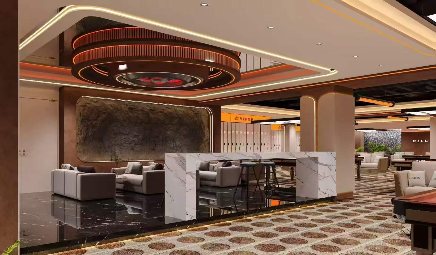 台球厅效果图设计-2