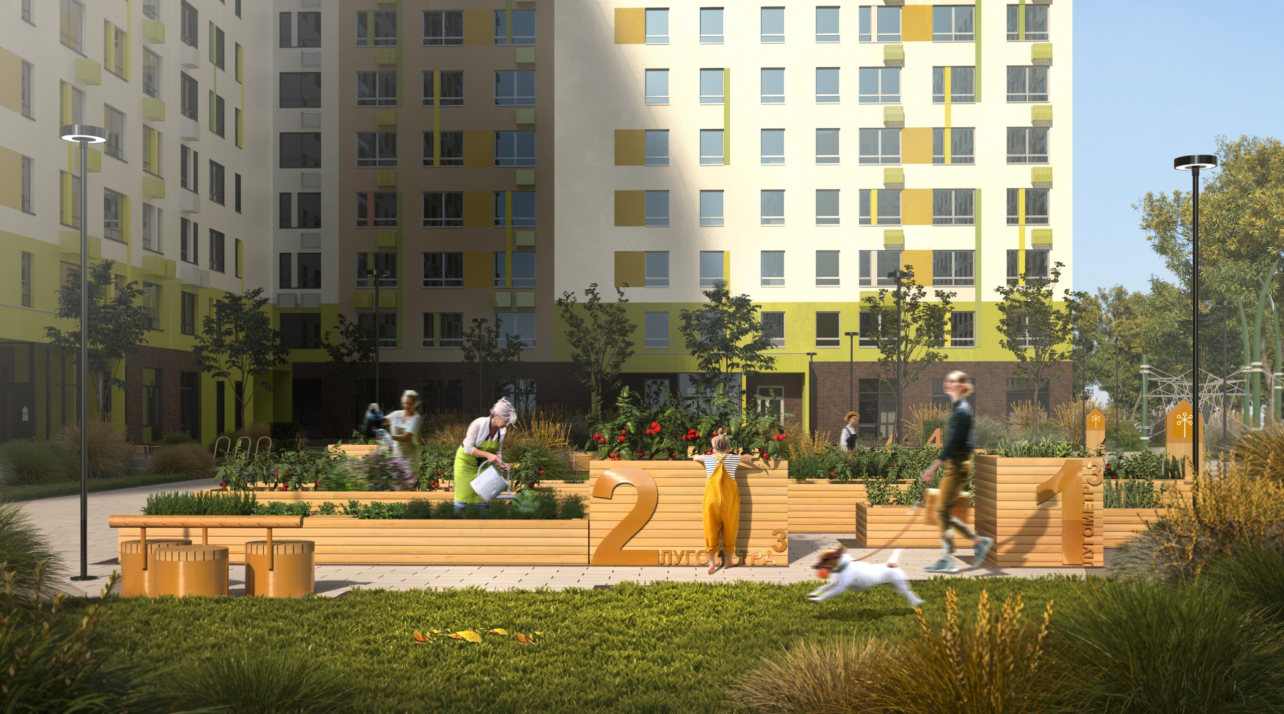 阿尔泰小区庭院景观设计丨俄罗斯奔萨-18