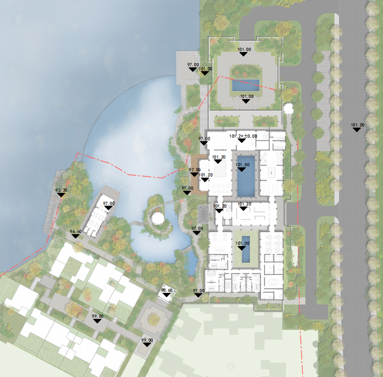 青岛桃李春风小镇 | 田园牧歌与尧王山水的空间叙事-206