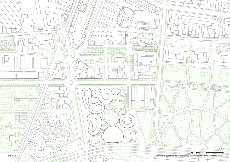 博科尼大学新城市校区丨意大利米兰丨SANAA-39