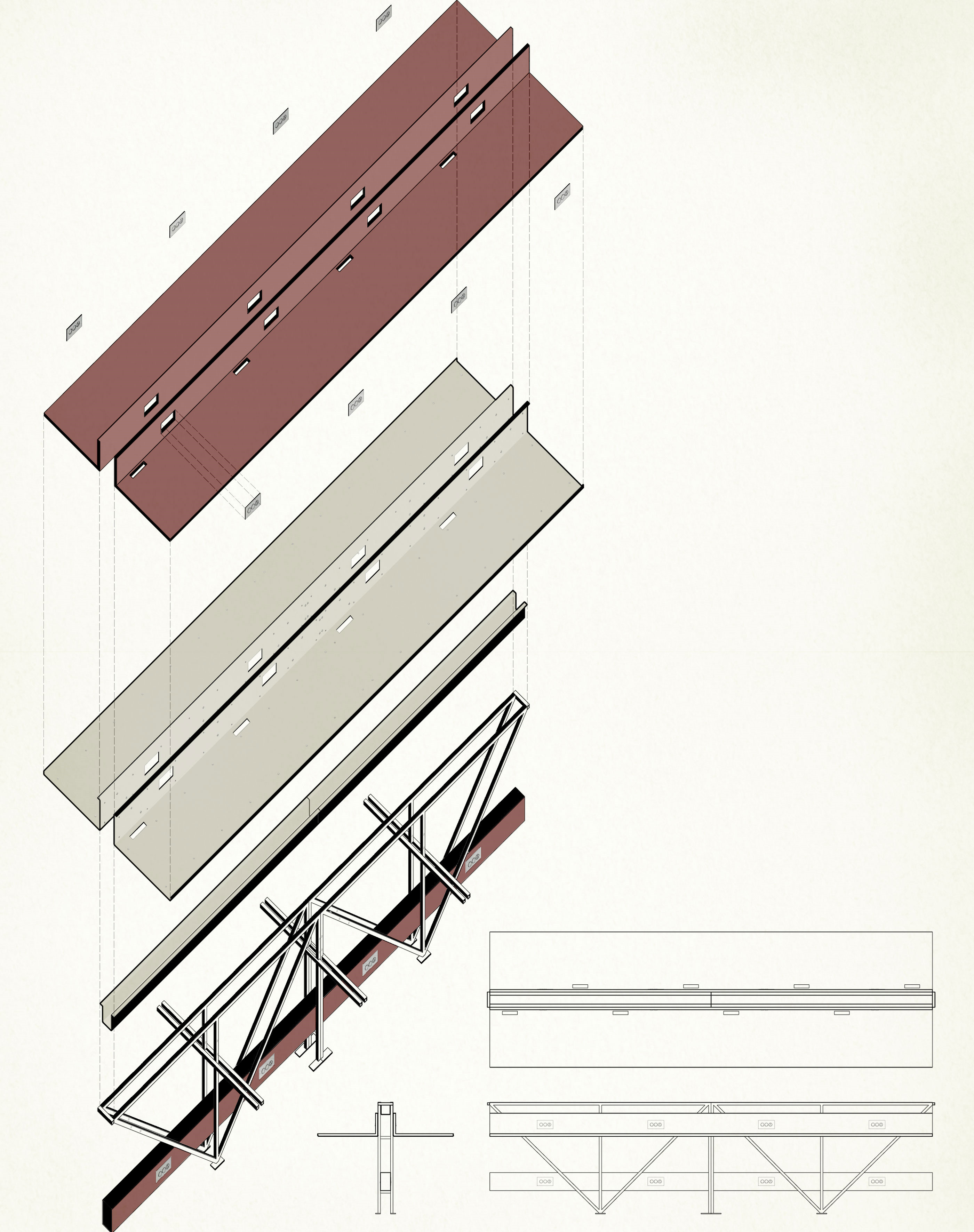 框架系统构建空间层次:建筑办公室丨印度丨Studio Juggernaut-40
