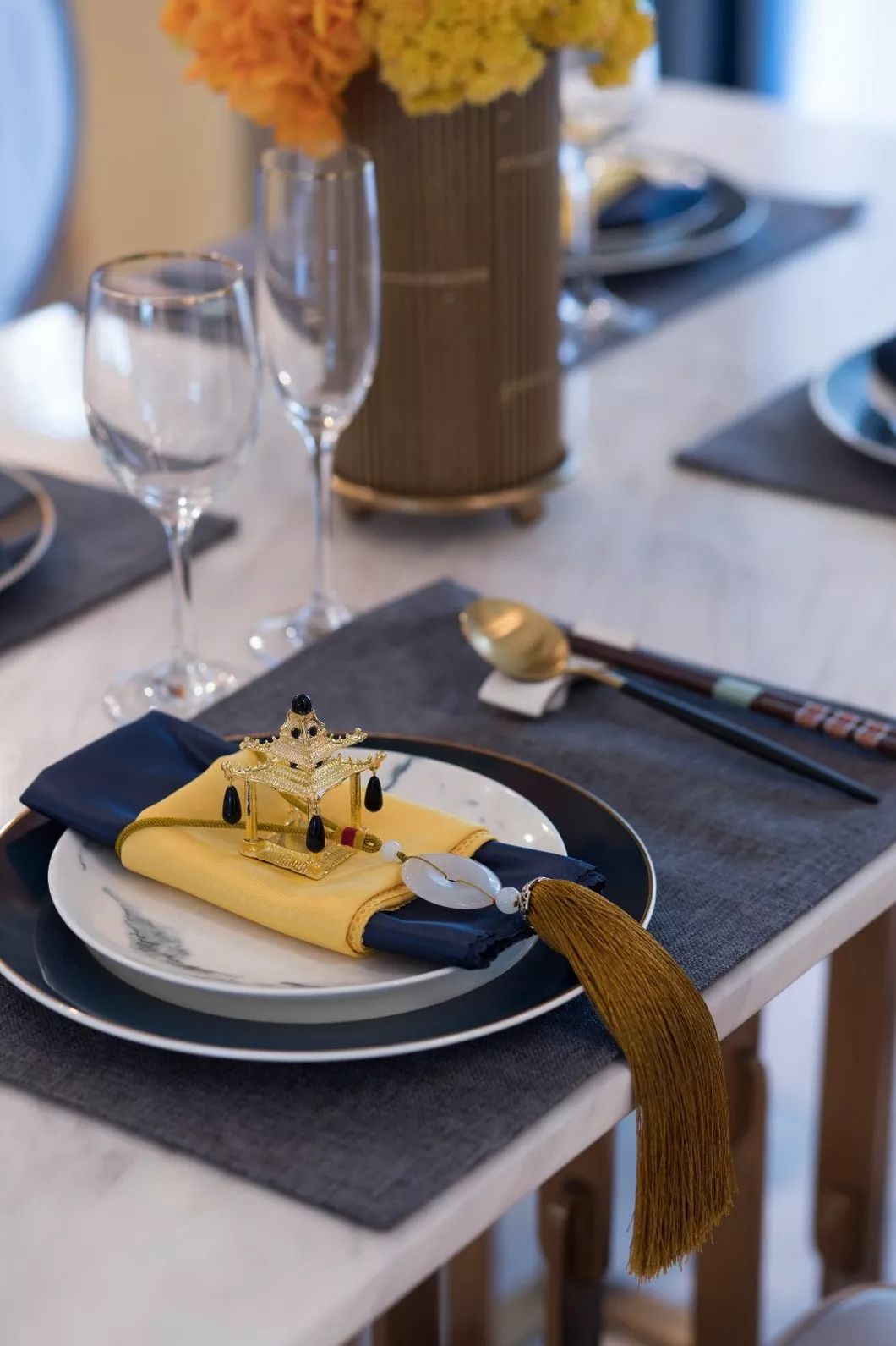 常德壹号府·新中式风格样板房设计丨中国常德丨伊派软装设计-16