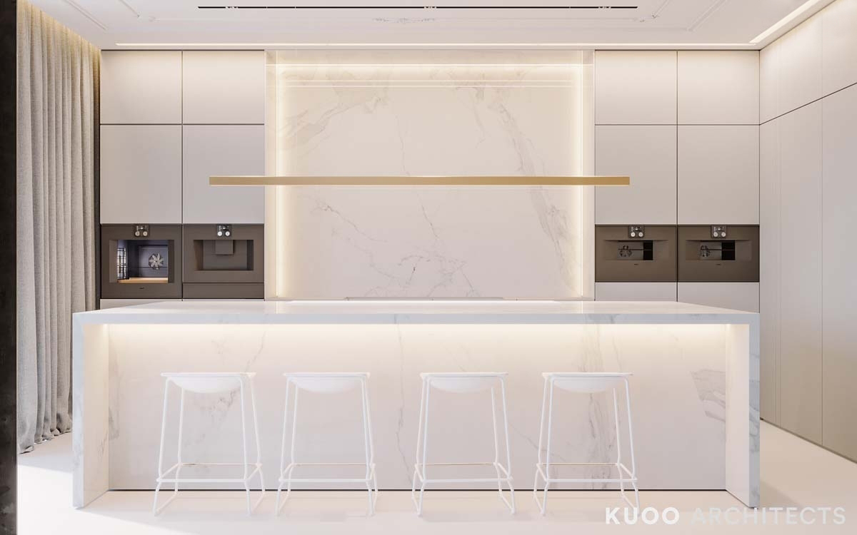 KUOO Architects设计--英国豪华与迷人的金属口音-15