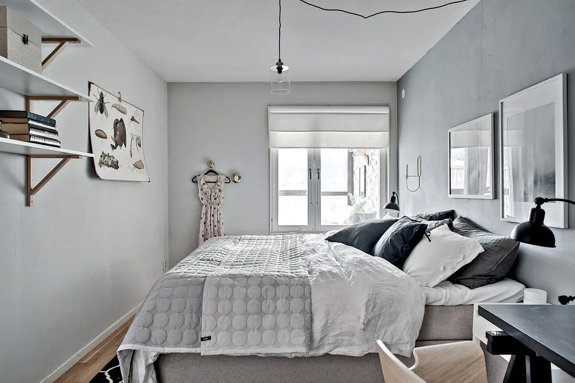 "弧形窗封闭的独特阳台 | Scandinave 风格公寓设计"-16