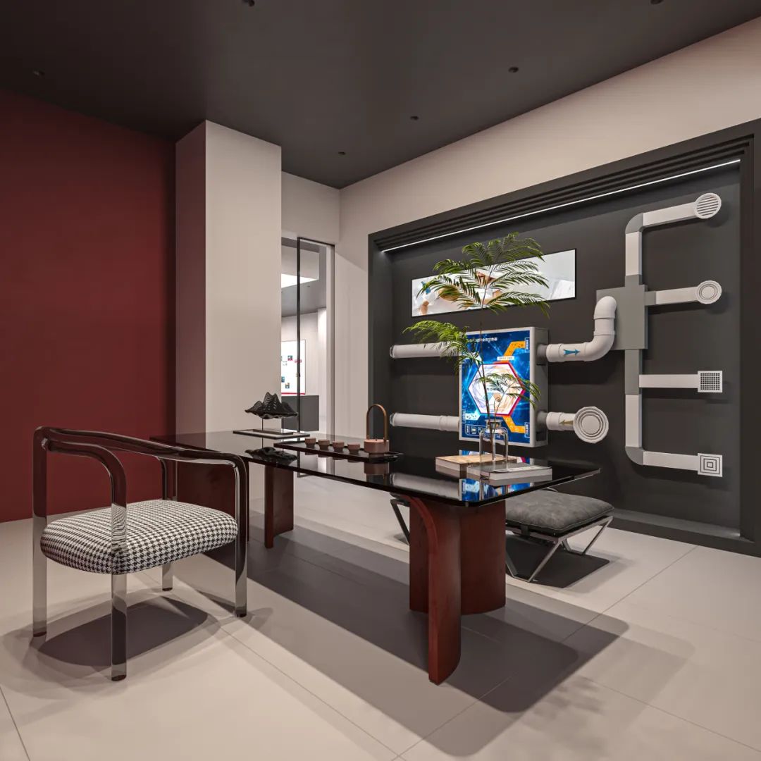 新疆一阳暖通阿里斯顿展厅丨中国新疆丨周笙笙全案设计工作室-35