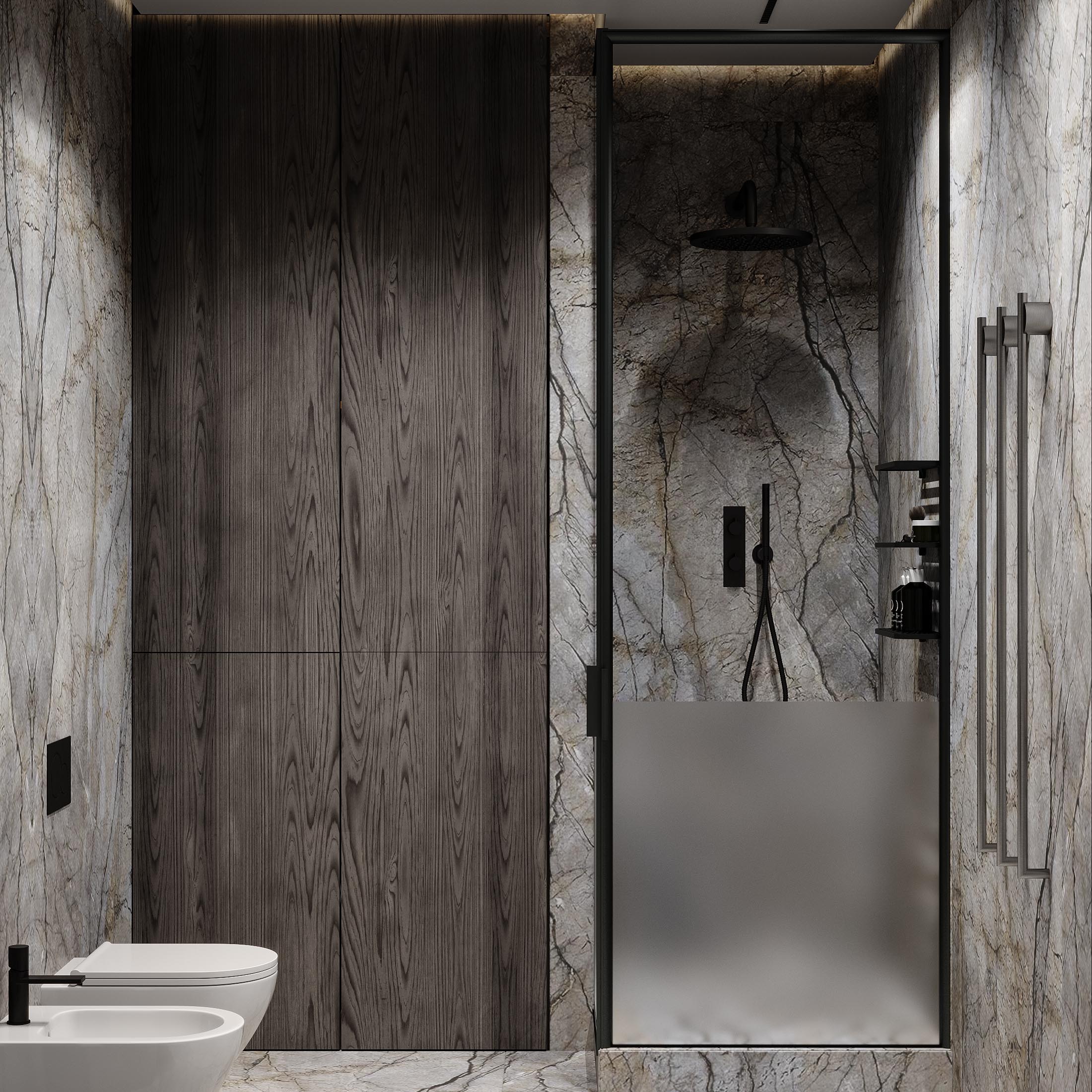 Modern dark apartment-20