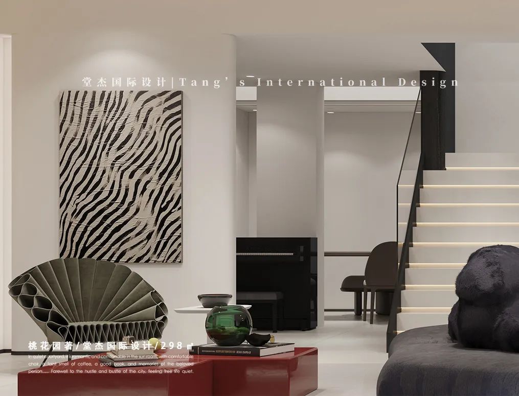 南京桃花园著 298㎡现代简约风别墅设计丨中国南京丨堂杰国际设计-15