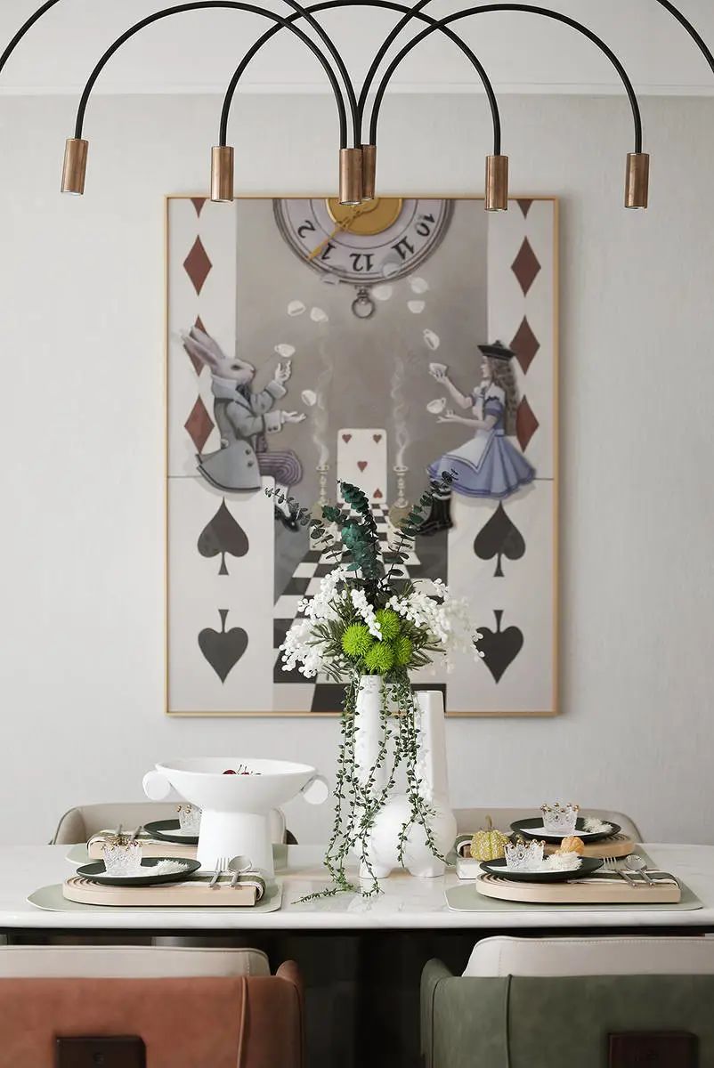 《爱丽丝梦游仙境》主题样板间设计丨中国玉溪丨莫菲特软装设计机构,深圳市佳明酒店配饰有限公司-10