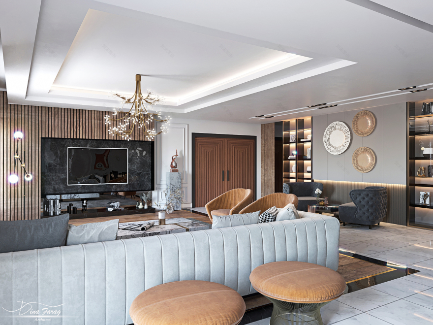 私人别墅丨也门丨DINA FARAG-22