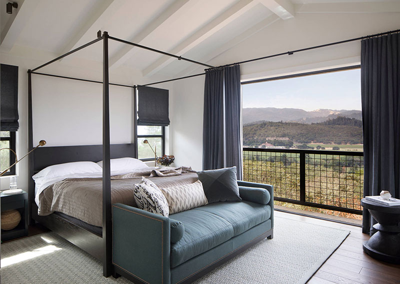 加州别墅 | 自然材料与美景的和谐共生-11