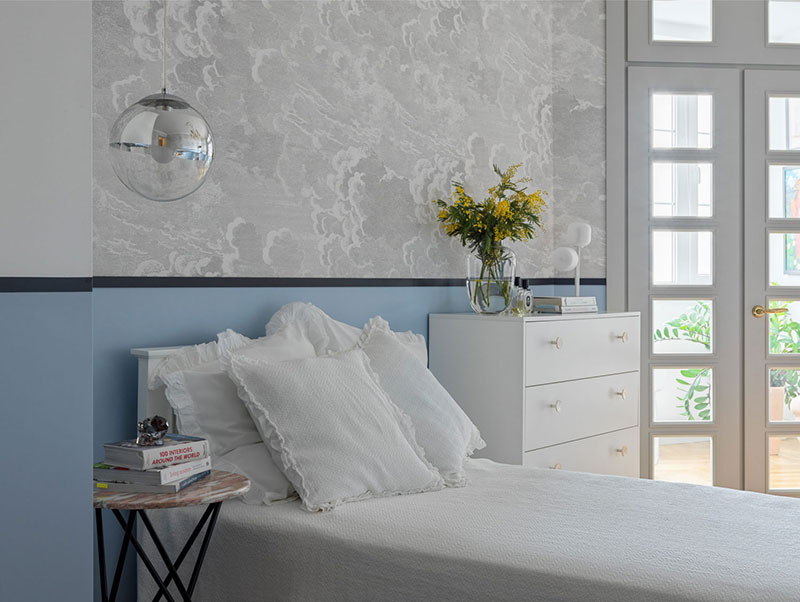 现代风格与古典元素的完美融合 | 明亮公寓设计-15