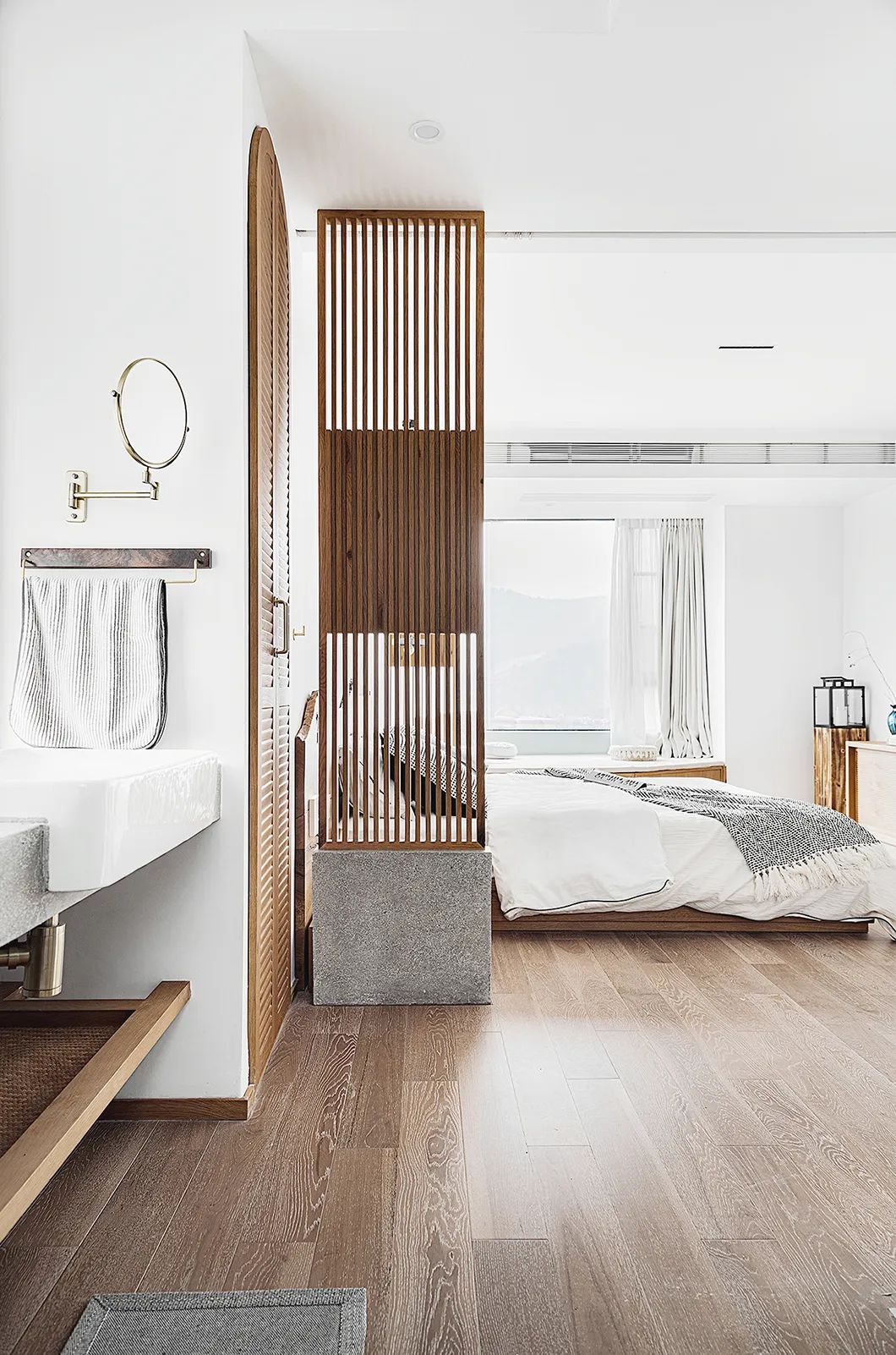 极简原木＋禅意！打造通透互动的舒适家居空间-34