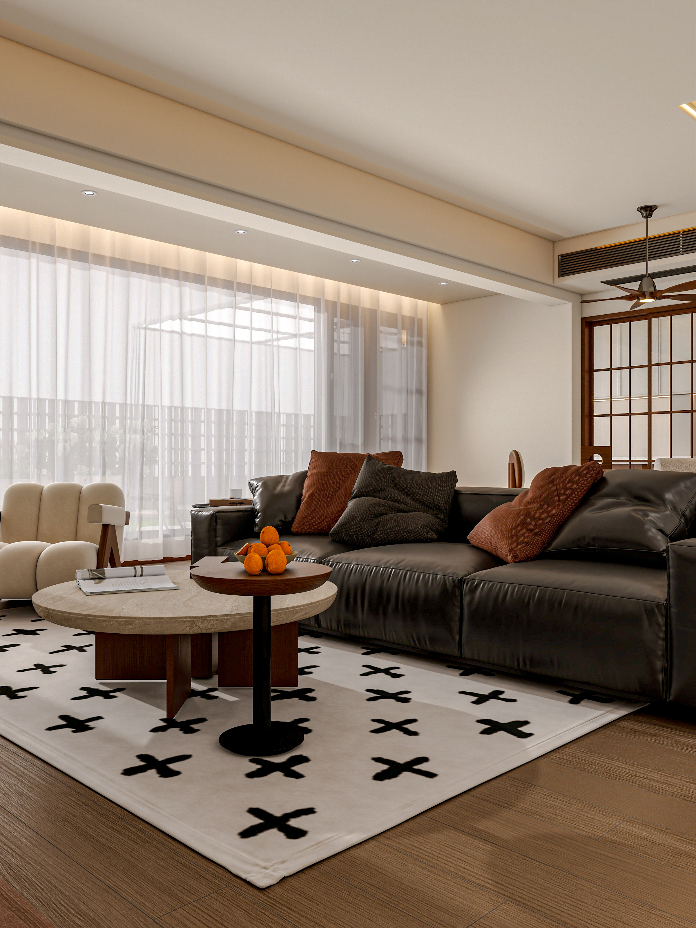 四川岳池雍合湾（180平方中古风三居室）-5