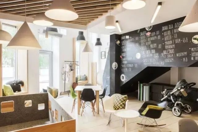 咖啡+牛奶，共度亲子悠闲时光｜亲子咖啡店设计-3