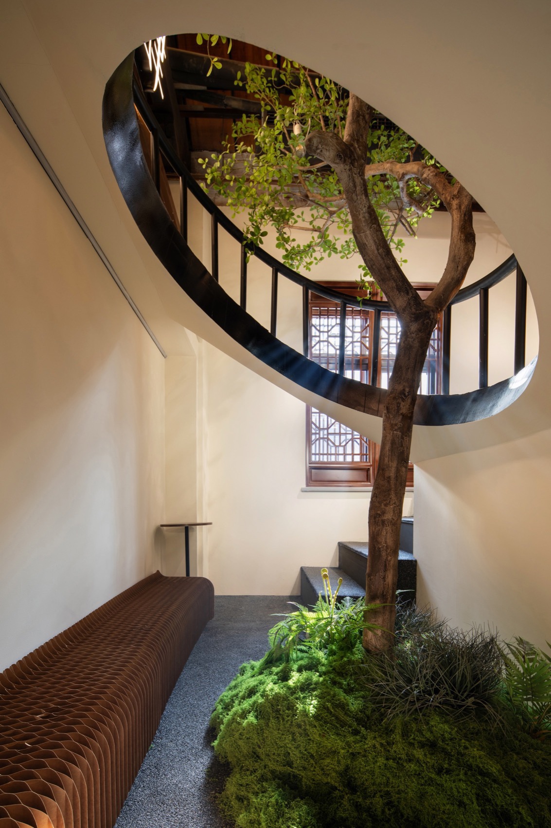 致朴茶肆丨中国太原丨斑斓空间设计-32