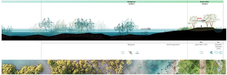 KCAP + FELIXX 赢得深圳东部海堤重建竞赛,提出“三重海岸防线战略”-17