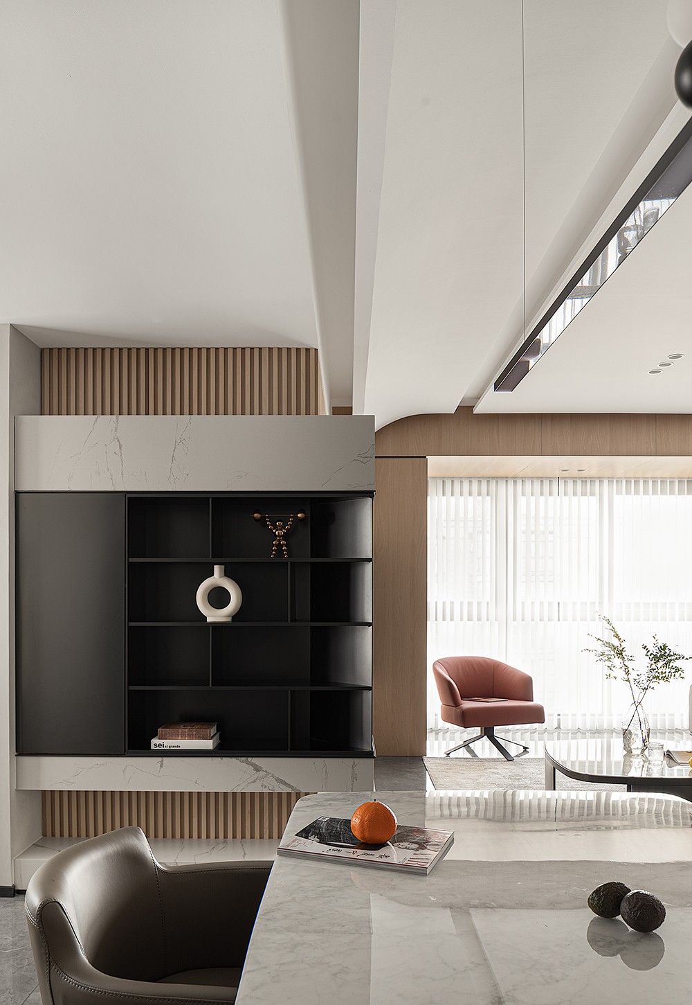 治愈系暖调现代简约丨中国杭州丨尔上空间设计团队-25