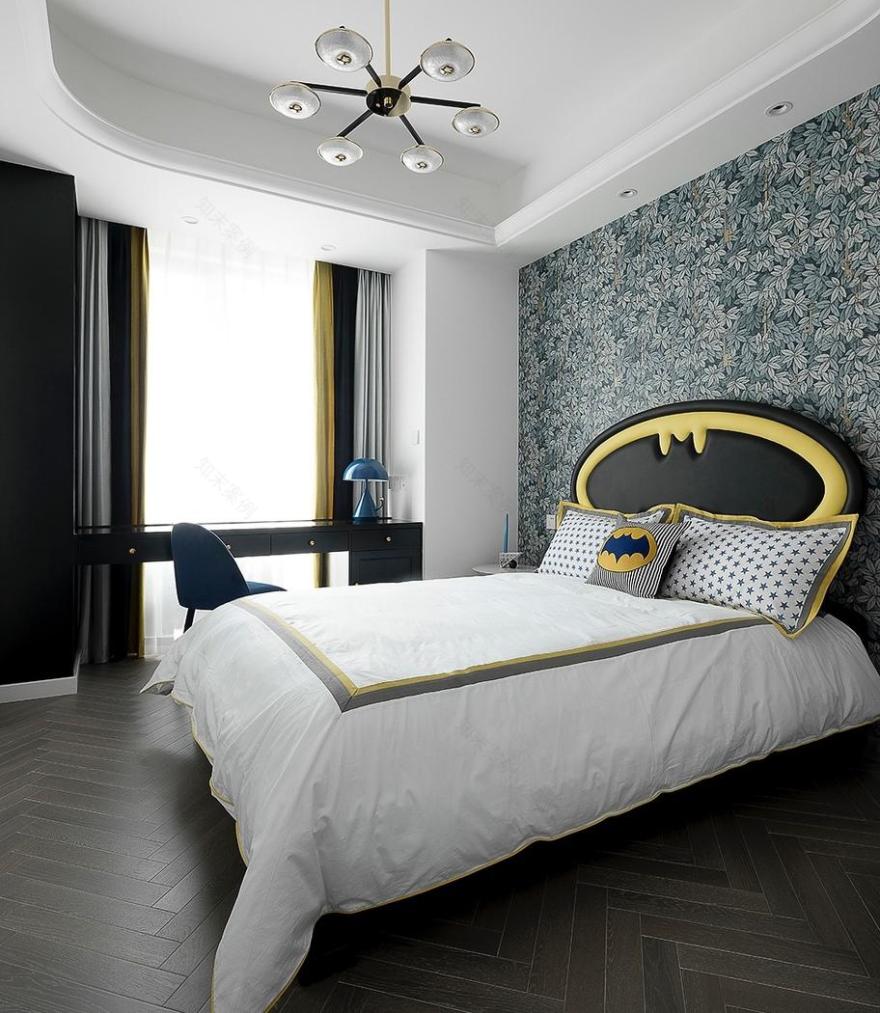 幸福格调平层家居,克莱因蓝帝国黄的时尚盛宴-38