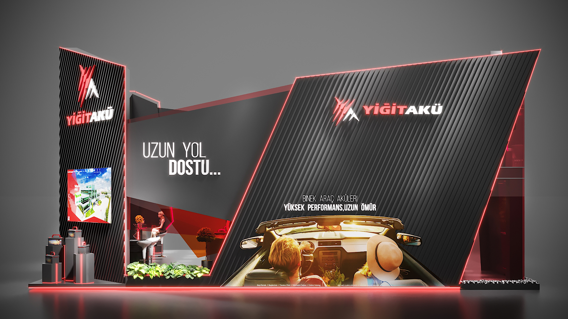 YİĞİT AKÜ / 2020 EXHIBITION STAND DESIGN-6