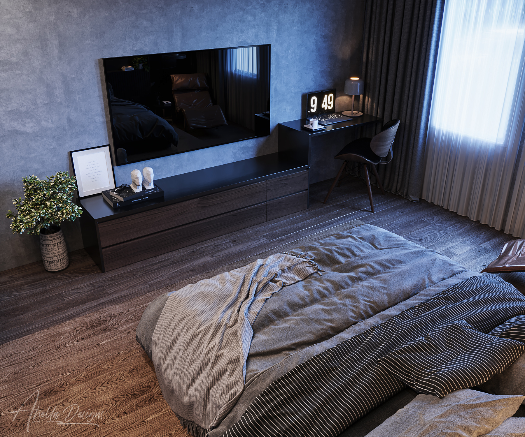 黑暗·卧室丨埃及亚历山大丨Arch. Ahella Hamed-7