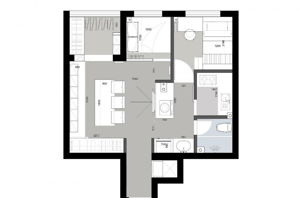 都市典雅 | 动静分区，中西厨设计，高架床节省空间-4