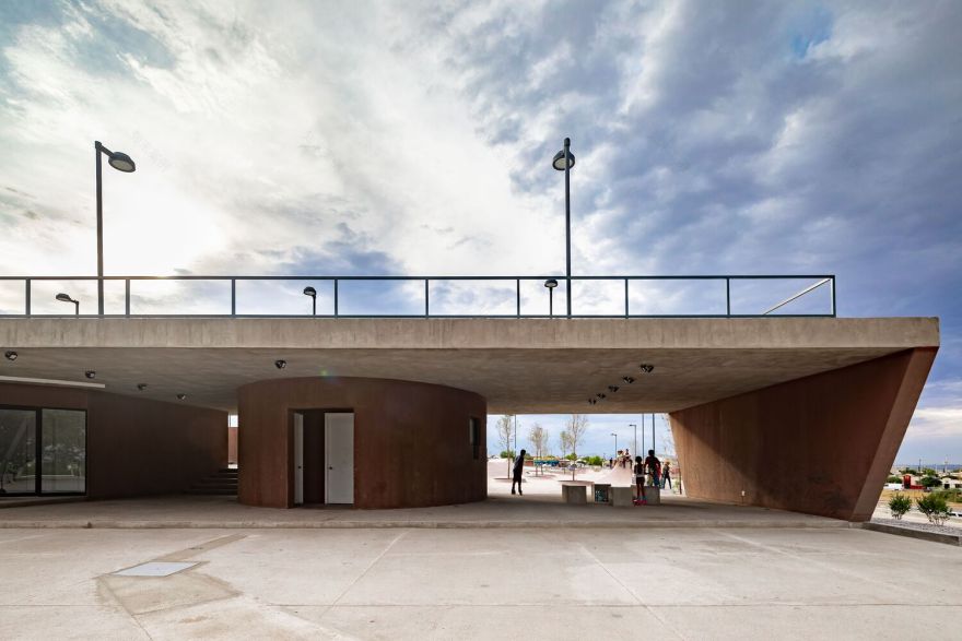 墨西哥 La Duna 滑板公园和公共中心-23