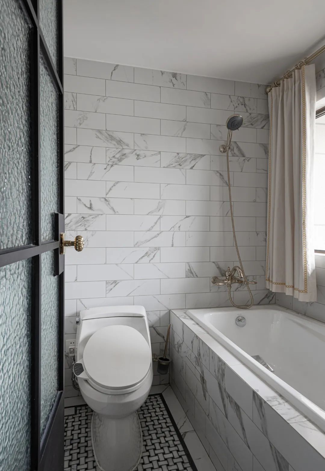 竖厅改横厅的超强设计，诠释优雅温柔的空间氛围 | 宏福樘设计-42