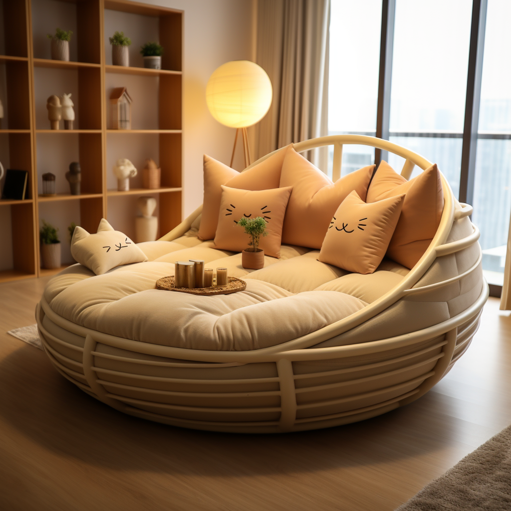 猫猫幻梦:仿生猫床卧室设计-11