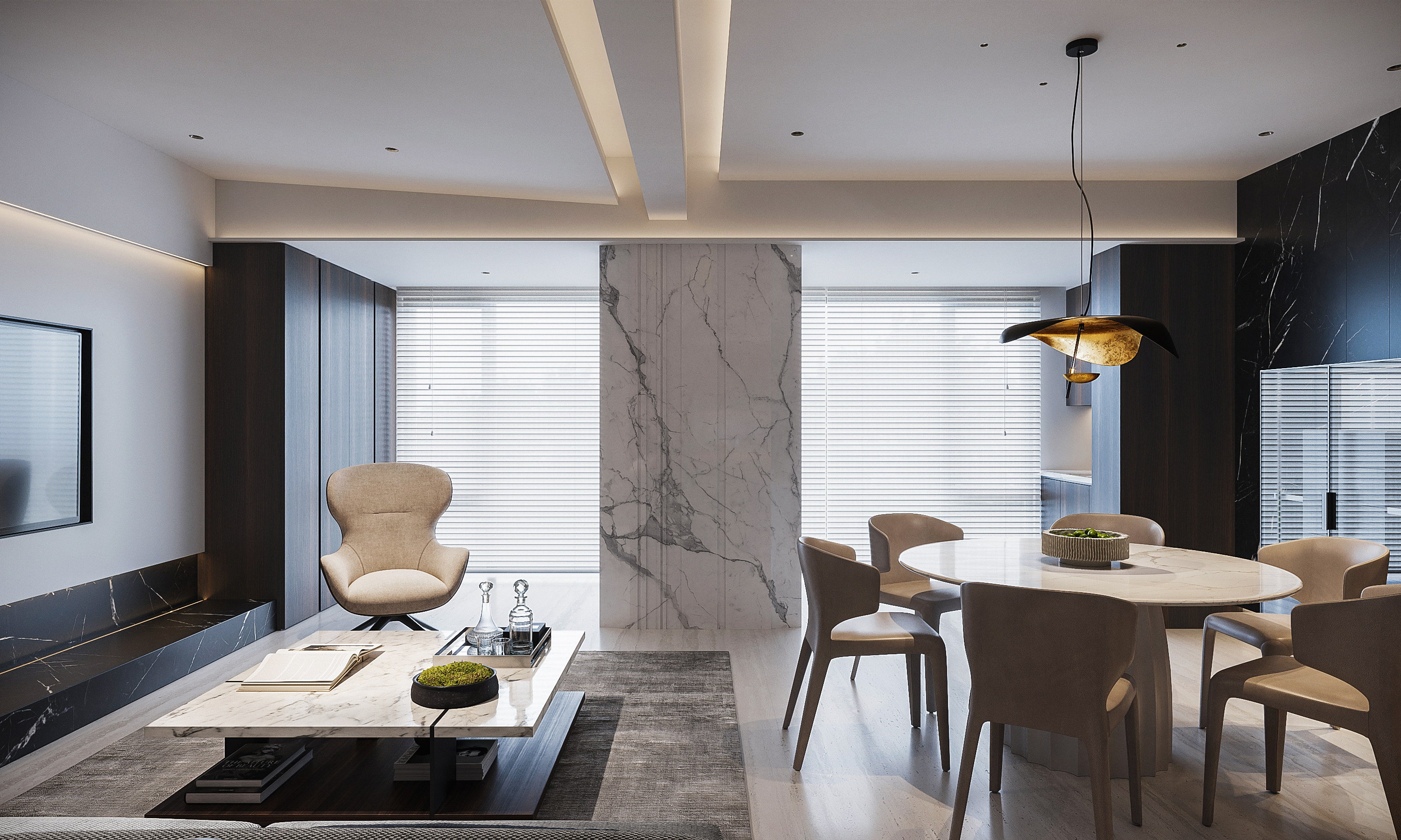 龙湖春江天玺丨中国江苏丨左舎空间设计工作室陈川-7