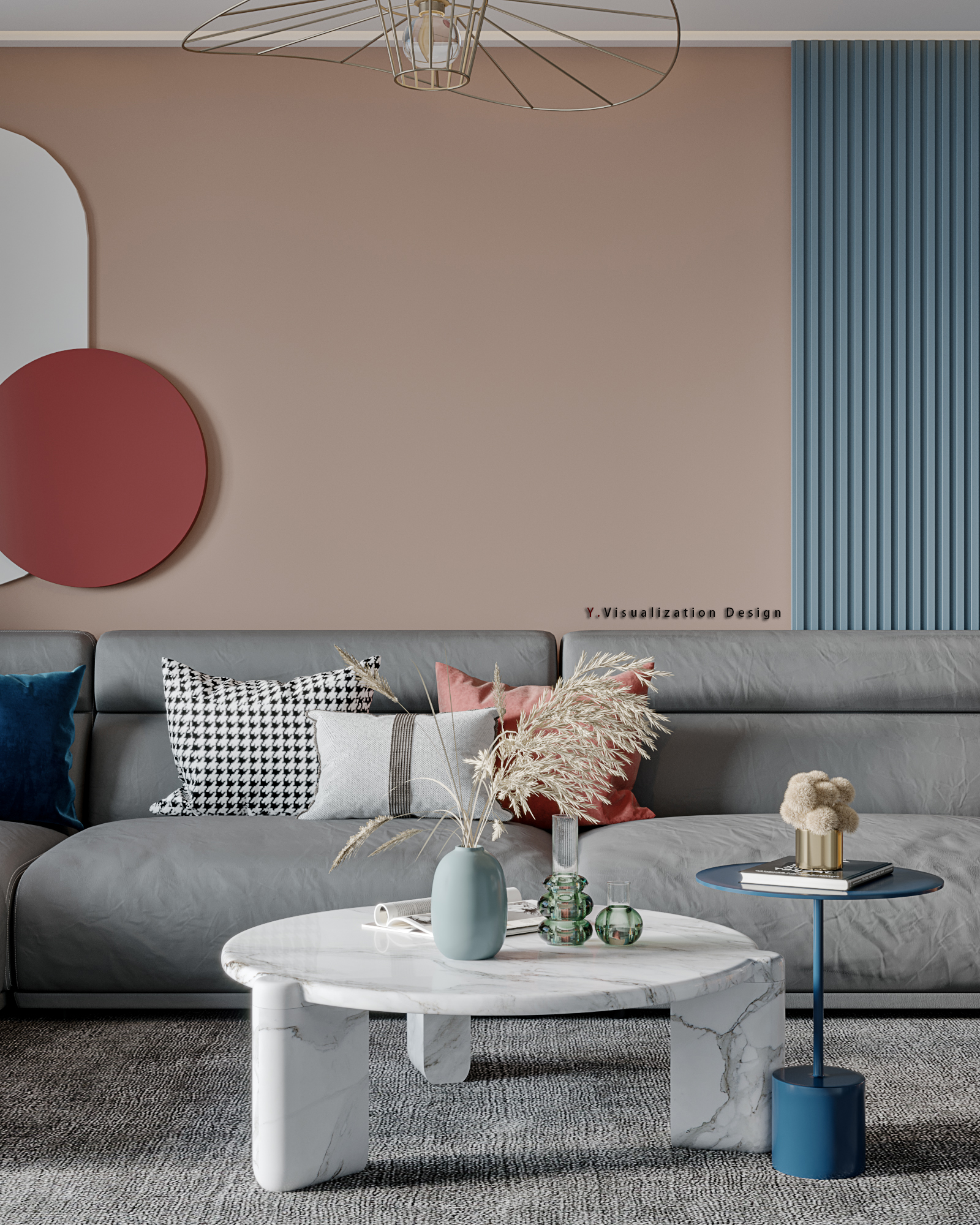 浙江吴彦祖打造现代简约家居，色彩斑斓的魅力空间-5