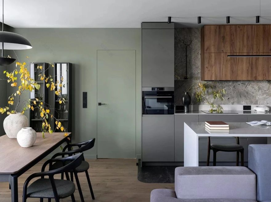 81㎡独居男人的现代空间设计-16