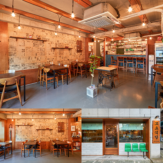 22 坪韩式料理店 复古风纯真氛围设计-1